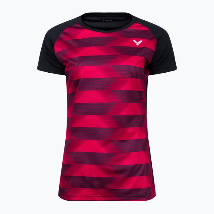 Dámske tenisové tričko VICTOR T-34102 CD červeno-čierne