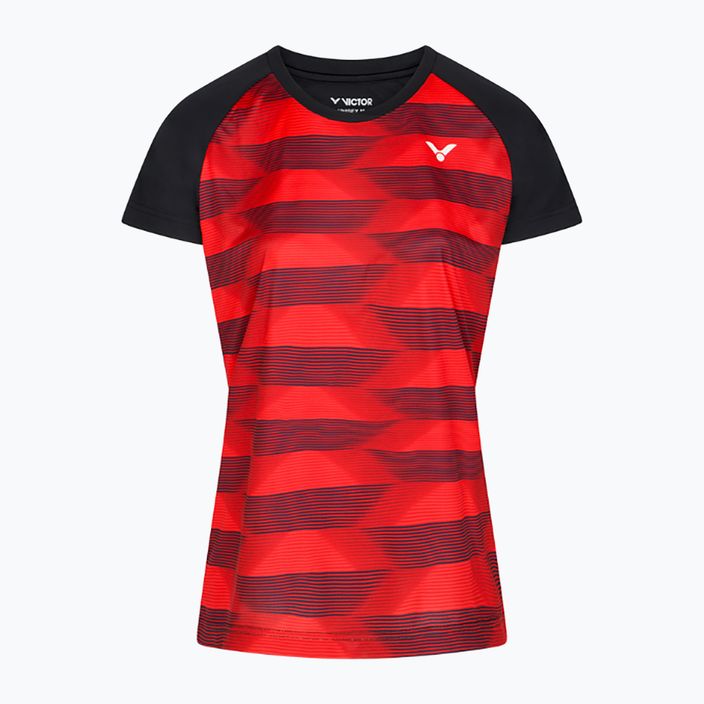 Dámske tenisové tričko VICTOR T-34102 CD červeno-čierne 4