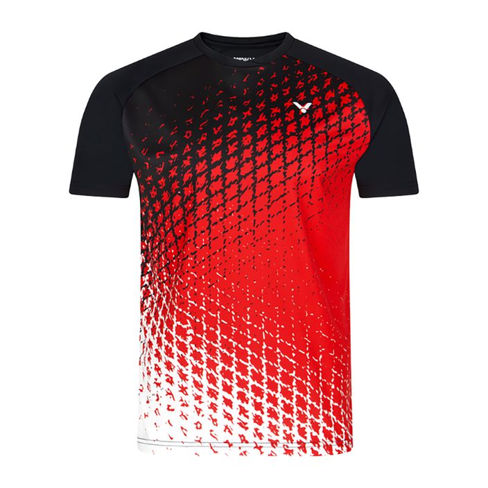Pánske tenisové tričko VICTOR T-33105 CD červeno-čierne 2