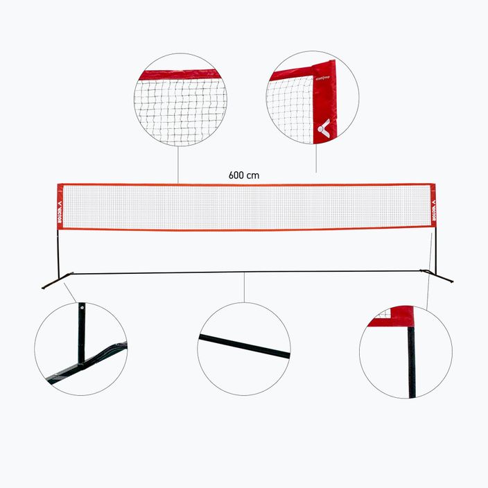 VICTOR Premium 6 m Badmintonová sieť 3