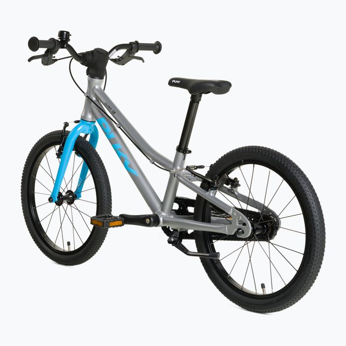 Detský bicykel PUKY LS Pro 18 strieborno-modrý 3