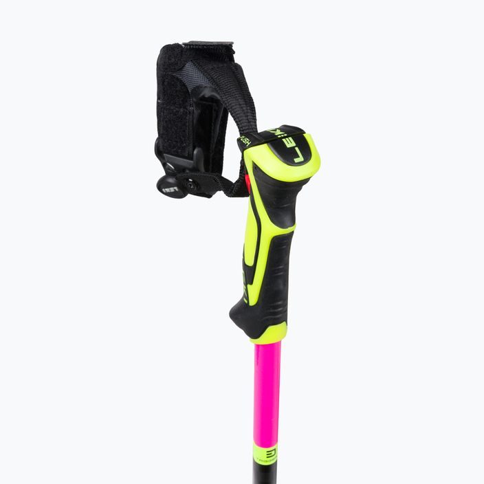 Detské lyžiarske palice LEKI WCR Lite SL 3D ružové 65265852100 3