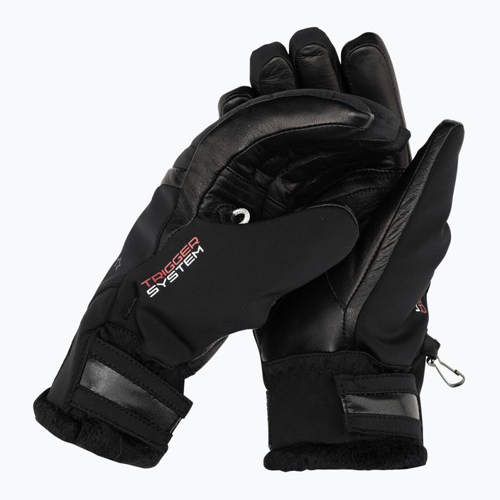 Dámske lyžiarske rukavice LEKI Snowfox 3D black