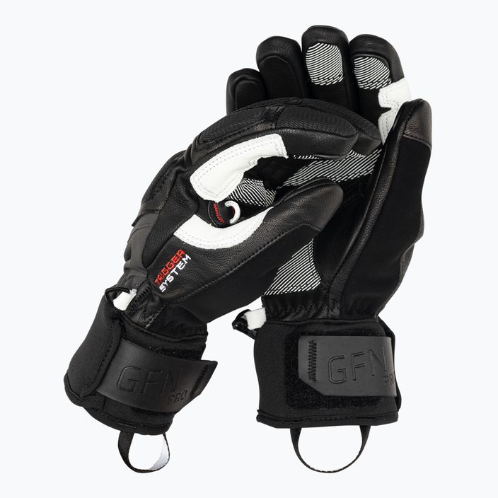 Pánske lyžiarske rukavice LEKI Griffin Pro 3D black/white