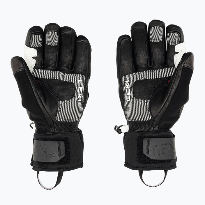 Pánske lyžiarske rukavice LEKI Griffin Pro 3D black/white 2