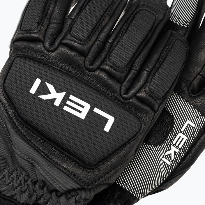 Pánske lyžiarske rukavice LEKI Griffin Pro 3D black/white 5