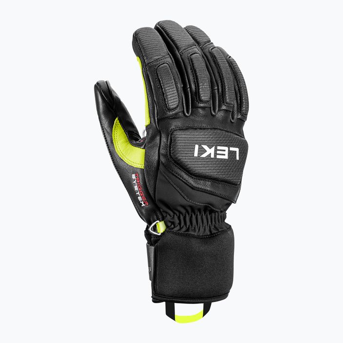 Pánske lyžiarske rukavice LEKI Griffin Pro 3D black/neon 5