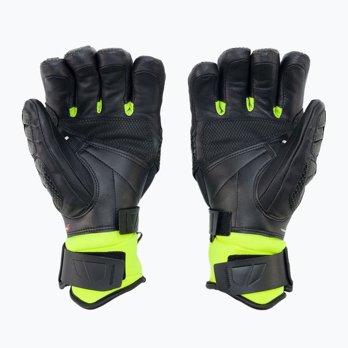 Pánske lyžiarske rukavice LEKI Worldcup Race Flex S Speed System čierno-zelené 649802301080 2