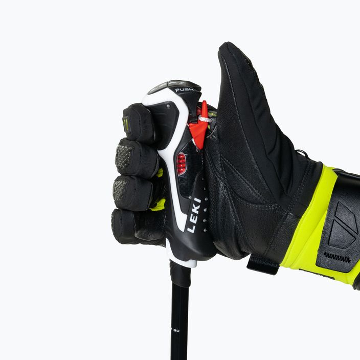 LEKI pánske lyžiarske rukavice Wcr Coach Flex S Gtx žlté 649805301 5