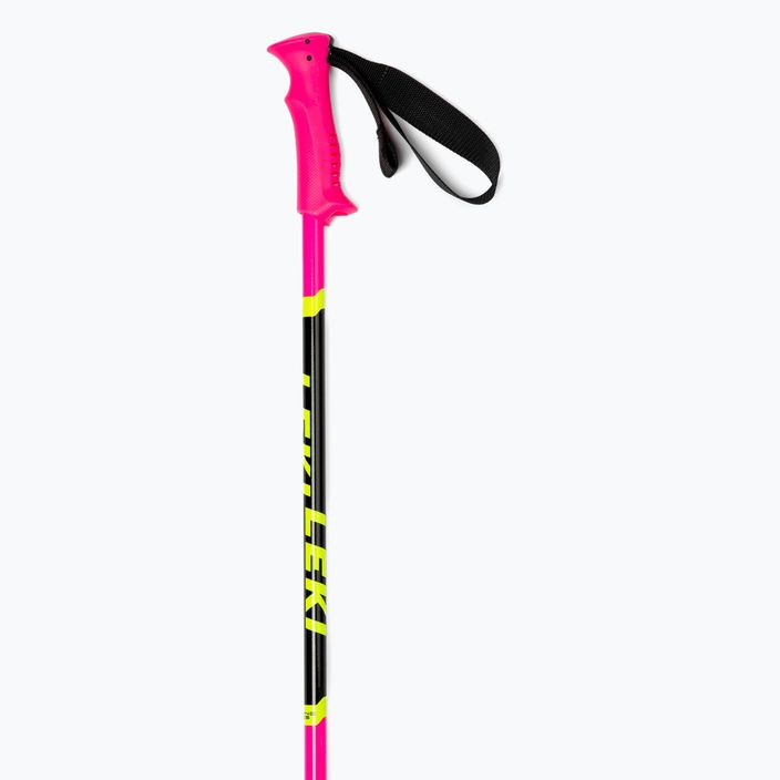 LEKI Racing Detské lyžiarske palice ružové 65044302 2