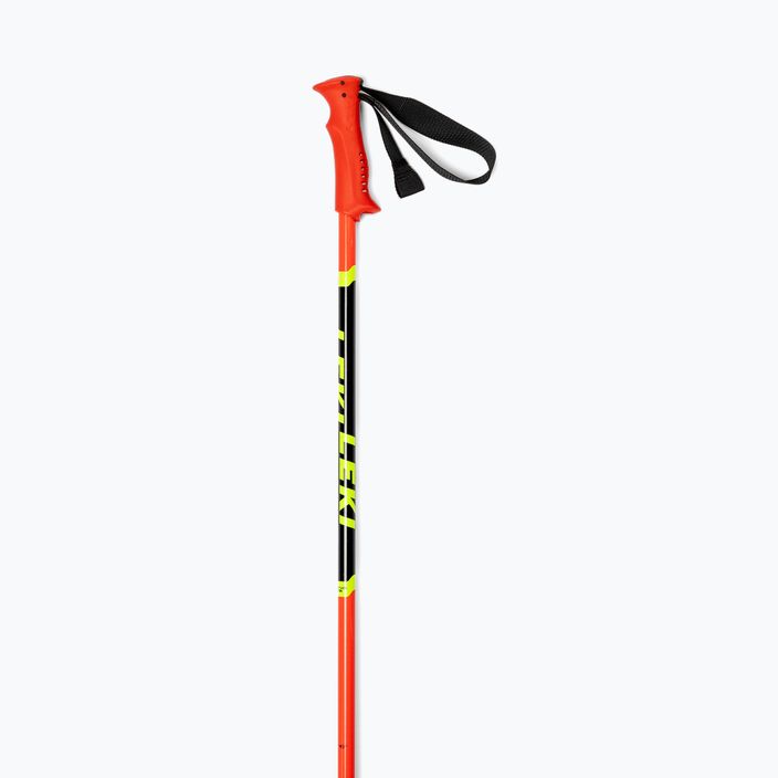 LEKI Racing Detské lyžiarske palice červené 65044301 2