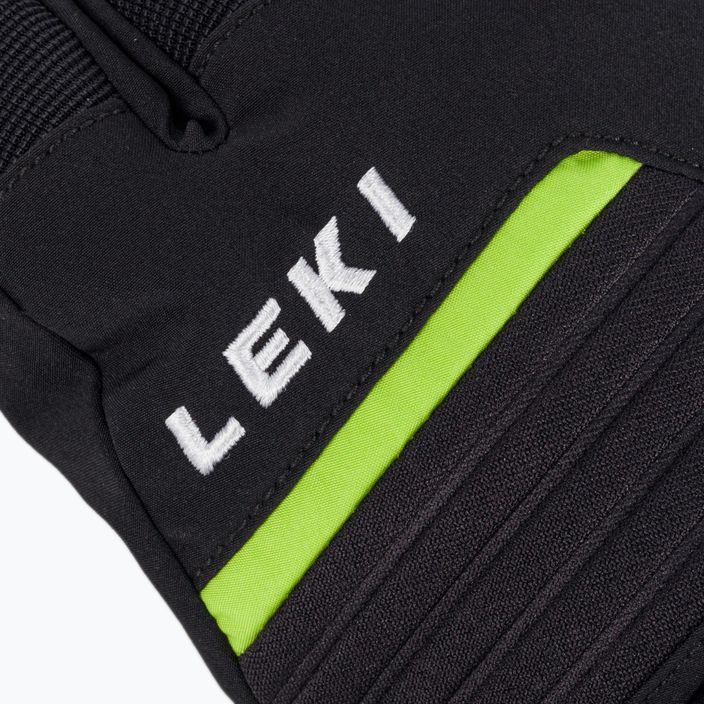 Lyžiarske rukavice LEKI Spox GTX black-green 650808303080 5