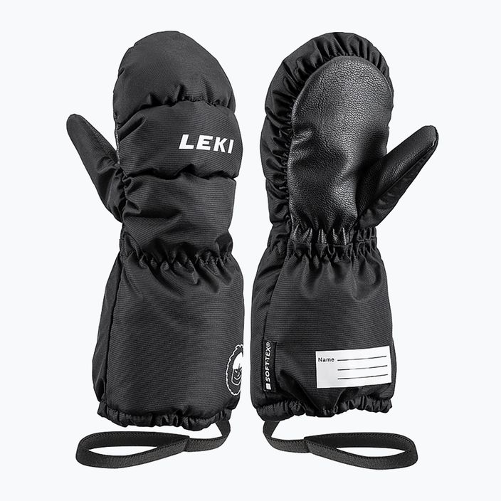 Detské lyžiarske rukavice LEKI Little Eskimo Mitt Long black 650801401020 4