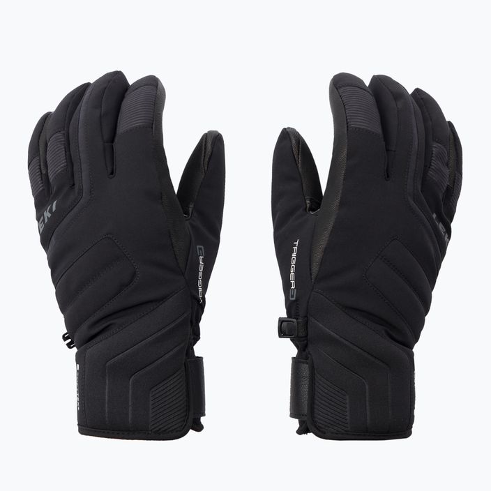 LEKI Falcon 3D pánske lyžiarske rukavice čierne 650803301 3
