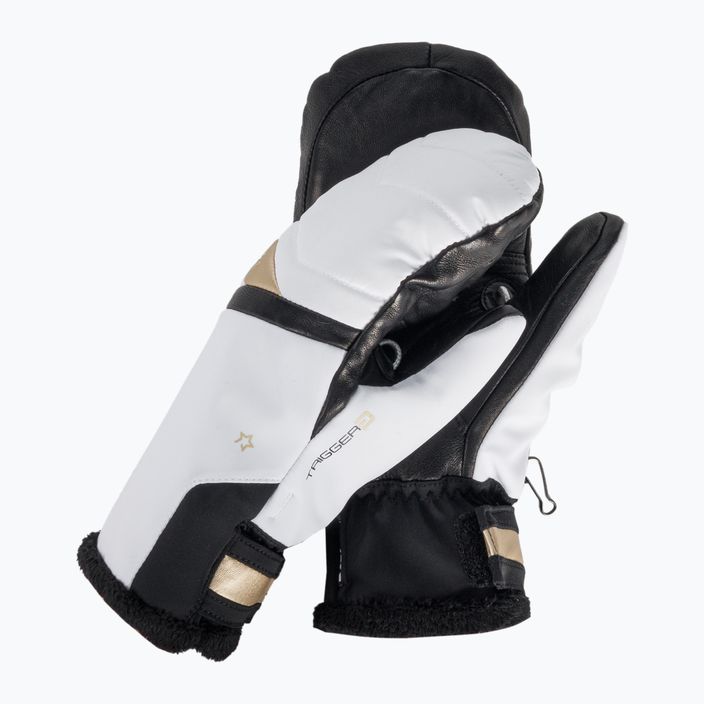 Dámske lyžiarske rukavice LEKI Snowfox 3D Lady Mitt White 650801502065