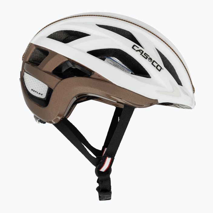 Cyklistická prilba CASCO Cuda 2 Strada white/mocca 4