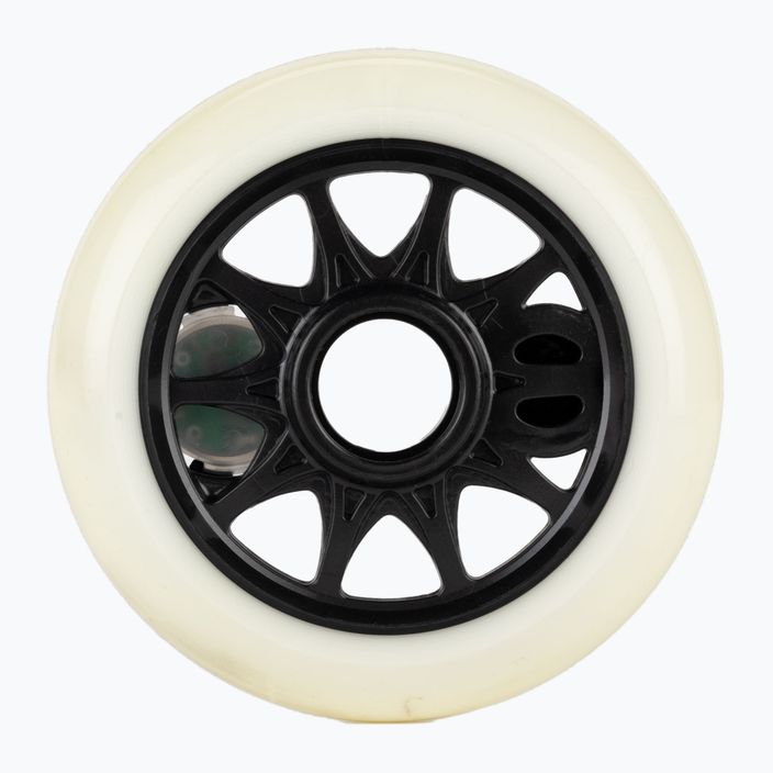 Powerslide Graphix LED Wheel 100 ľavý biely 905345 kolieska na kolieskové korčule 2