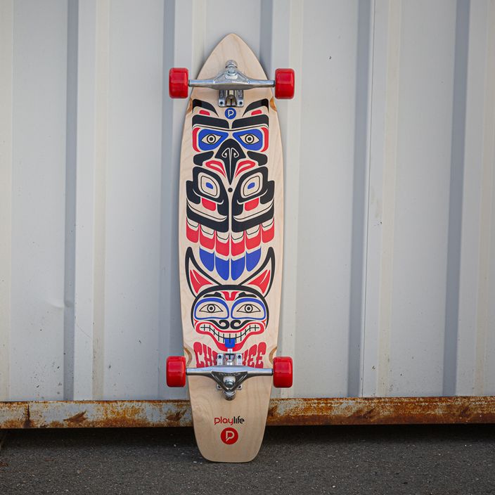 Playlife longboard Cherokee color skateboard 880292 8