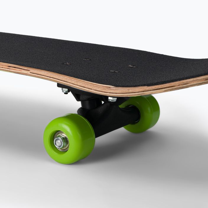 Detský klasický skateboard Playlife Drift čierno-zelený 880324 6