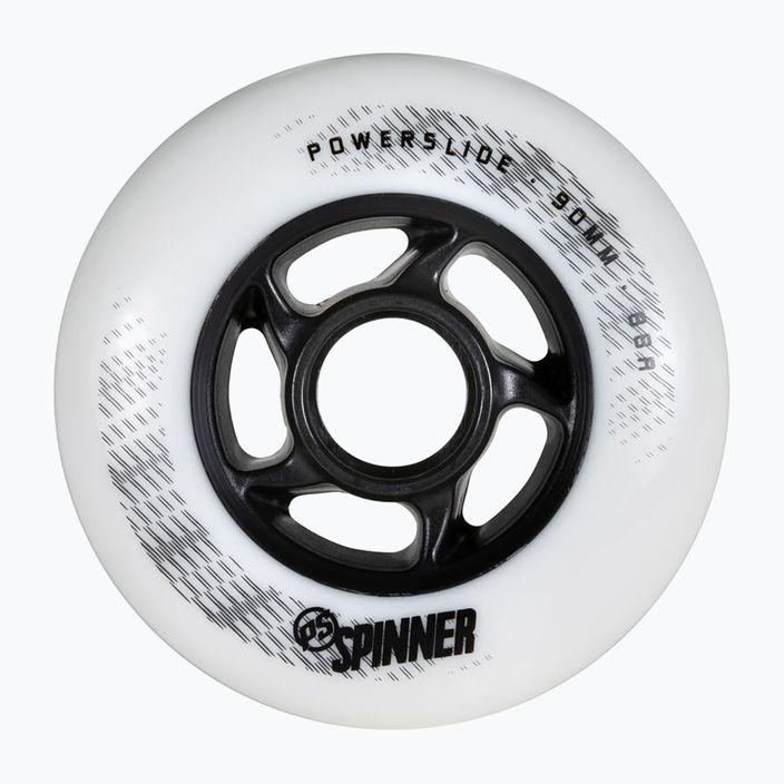 Powerslide Spinner kolieska na kolieskové korčule 4 ks biele 905442