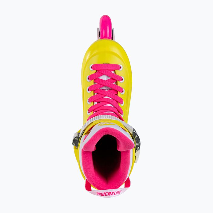 Dámske kolieskové korčule Powerslide Zoom neon yellow 4