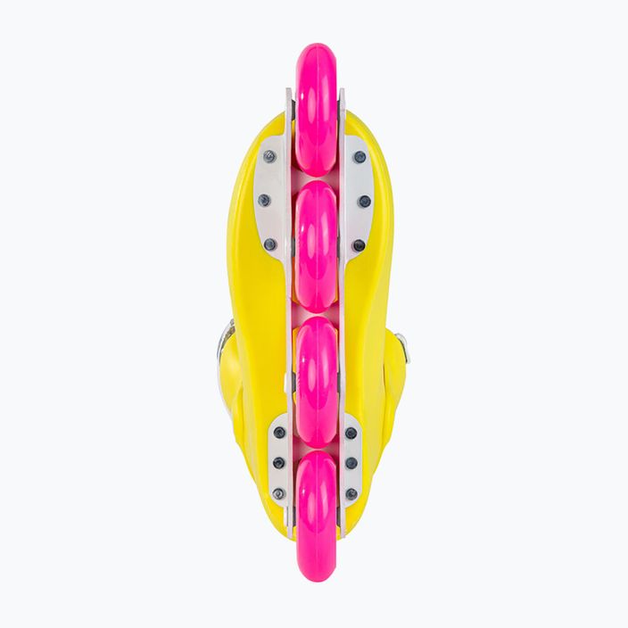 Dámske kolieskové korčule Powerslide Zoom neon yellow 5