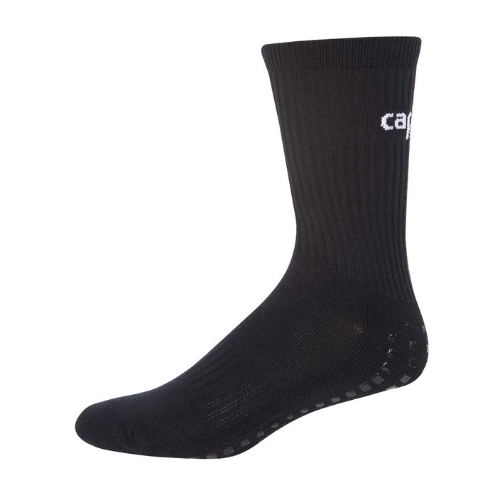 Pánske futbalové ponožky Capelli Crew s úchopmi čierna/biela 2