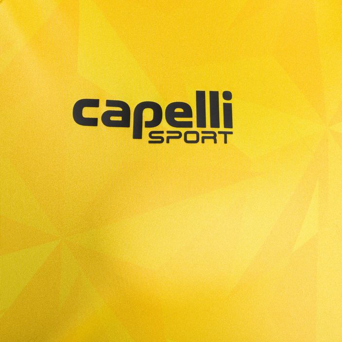 Pánske futbalové tričko Capelli Pitch Star Goalkeeper team yellow/black 3