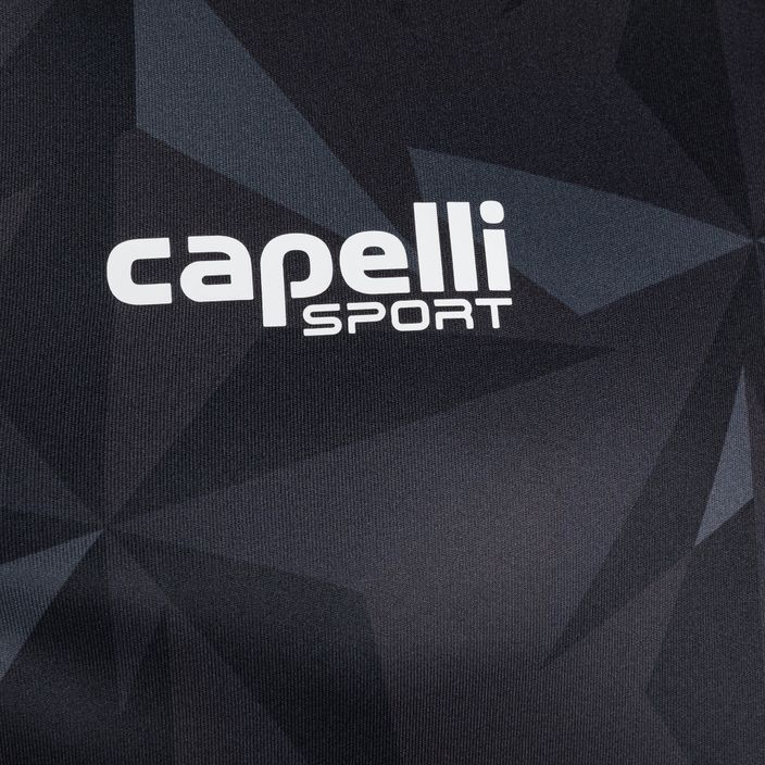 Pánske futbalové tričko Capelli Pitch Star Goalkeeper black/white 3