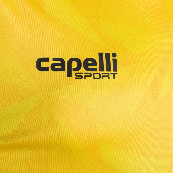 Pánske futbalové tričko Capelli Pitch Star Goalkeeper team yellow/black 3