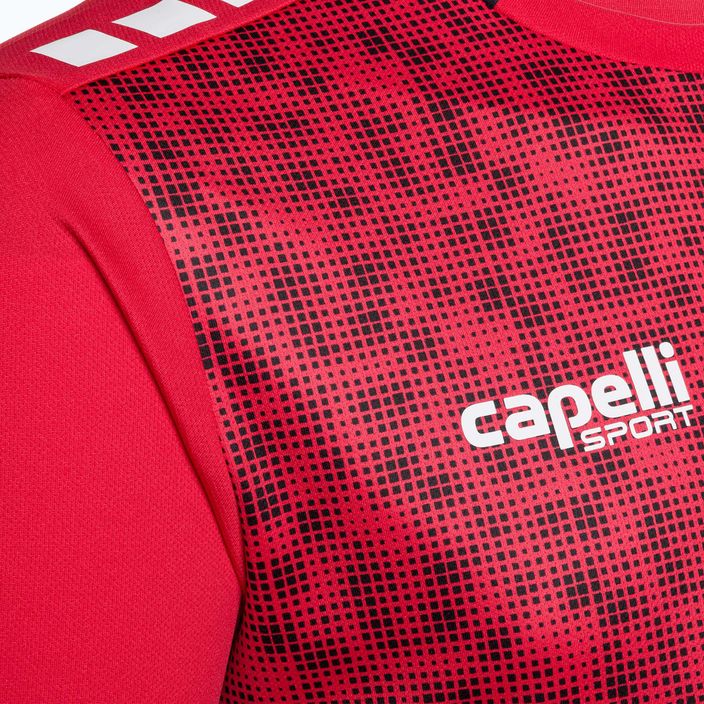 Pánske futbalové tričko Capelli Cs III Block red/black 3