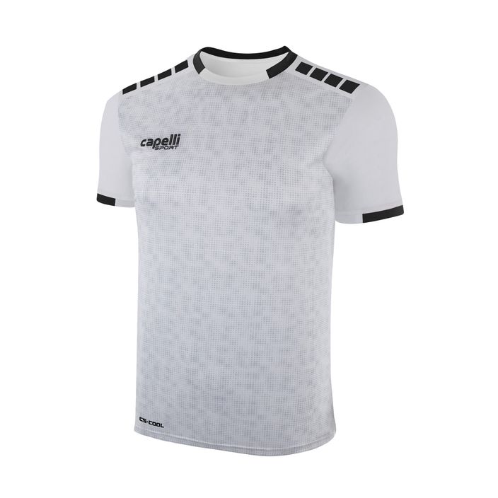 Pánske futbalové tričko Capelli Cs III Block white/black 2
