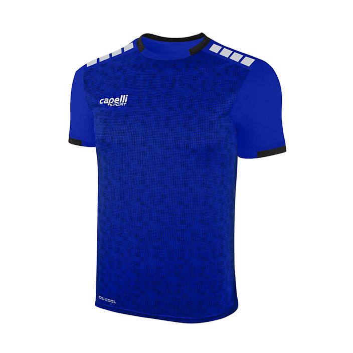 Capelli Cs III Block Mládežnícke futbalové tričko royal blue/black 2