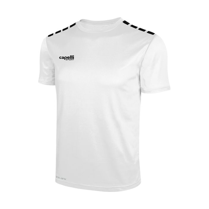 Pánske futbalové tričko Cappelli Cs One Adult Jersey SS white/black 2