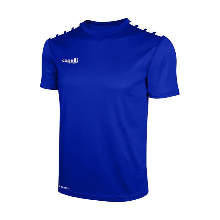 Detské futbalové tričko Cappelli Cs One Youth Jersey Ss royal blue/white 2