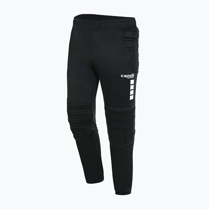 Capelli Basics I Mládežnícke brankárske nohavice s výplňou black/white 5