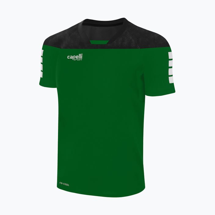 Capelli Tribeca Adult Training zeleno-čierne pánske futbalové tričko 4