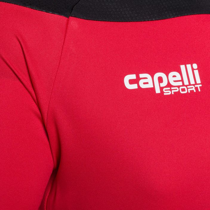 Capelli Tribeca Adult Training červeno-čierne pánske futbalové tričko 3