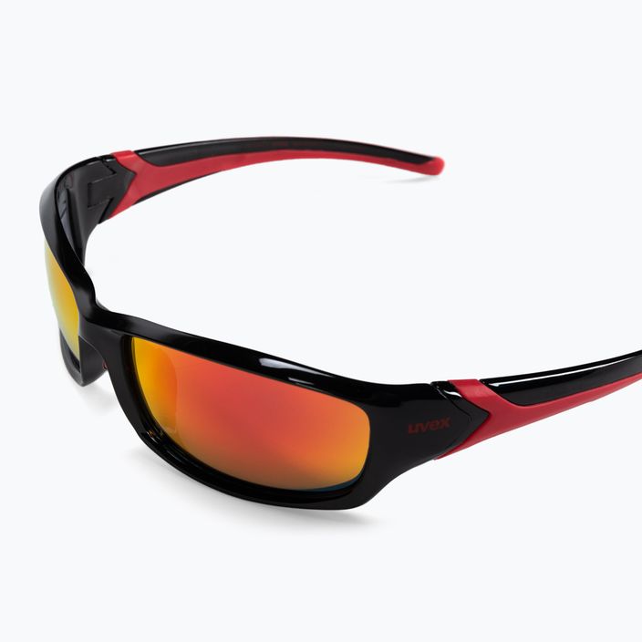 UVEX Sportstyle 211 slnečné okuliare čierno-červené S5306132213 4