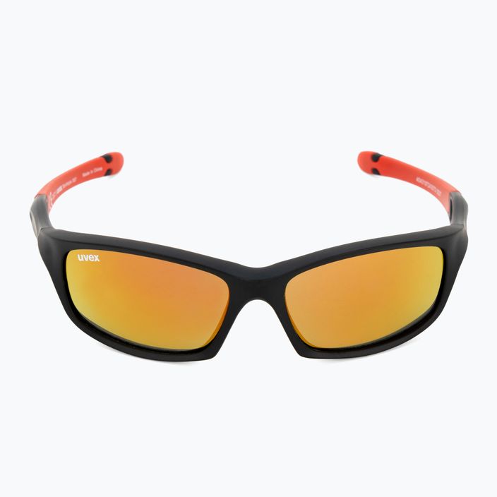 UVEX detské slnečné okuliare Sportstyle black mat red/ mirror red 507 53/3/866/2316 3