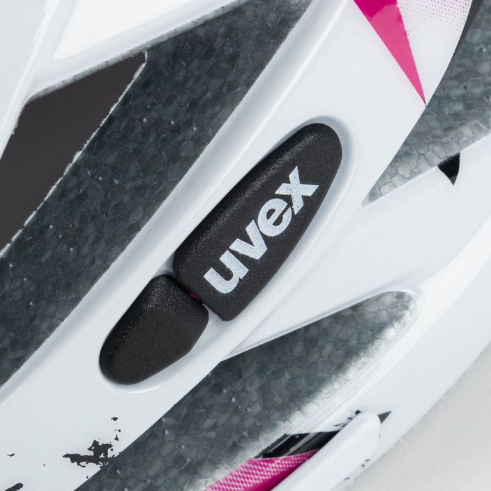 Cyklistická prilba UVEX Air Wing ružová S4144260115 7
