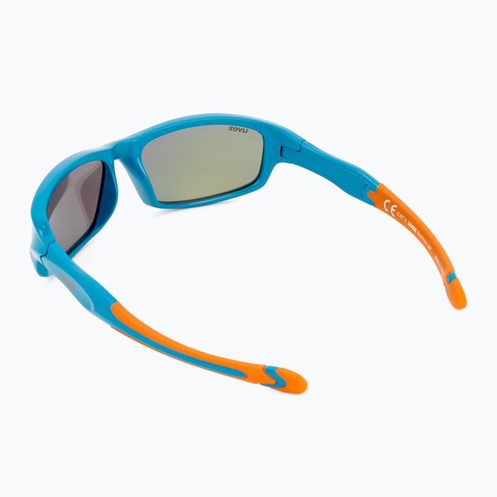 UVEX detské slnečné okuliare Sportstyle modrá oranžová/zrkadlovo ružová 507 53/3/866/4316 2