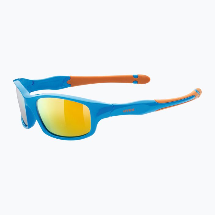 UVEX detské slnečné okuliare Sportstyle modrá oranžová/zrkadlovo ružová 507 53/3/866/4316 5