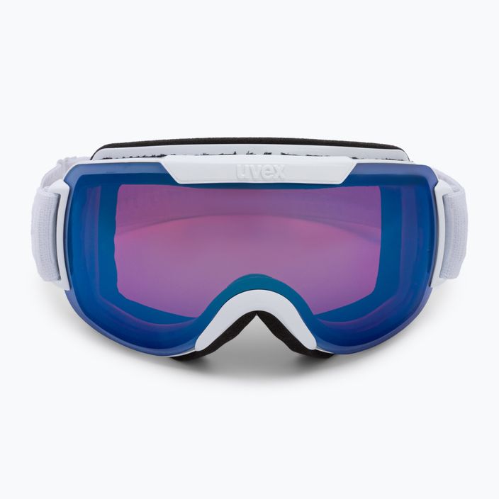Lyžiarske okuliare UVEX Downhill 2 FM white/blue 55//115/124 2