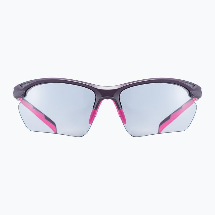 Slnečné okuliare UVEX Sportstyle 802 V Small fialovo-ružové matné/dymové 2