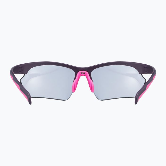 Slnečné okuliare UVEX Sportstyle 802 V Small fialovo-ružové matné/dymové 3