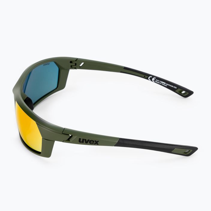 Slnečné okuliare UVEX Sportstyle 225 olivovo zelená matná/zrkadlovo strieborná 53/2/025/7716 4