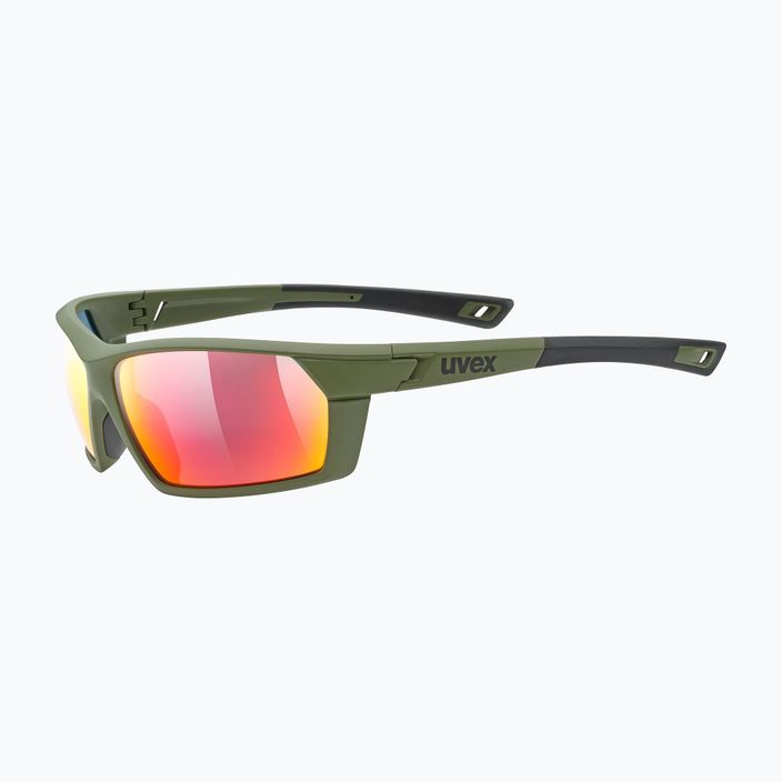 Slnečné okuliare UVEX Sportstyle 225 olivovo zelená matná/zrkadlovo strieborná 53/2/025/7716 5