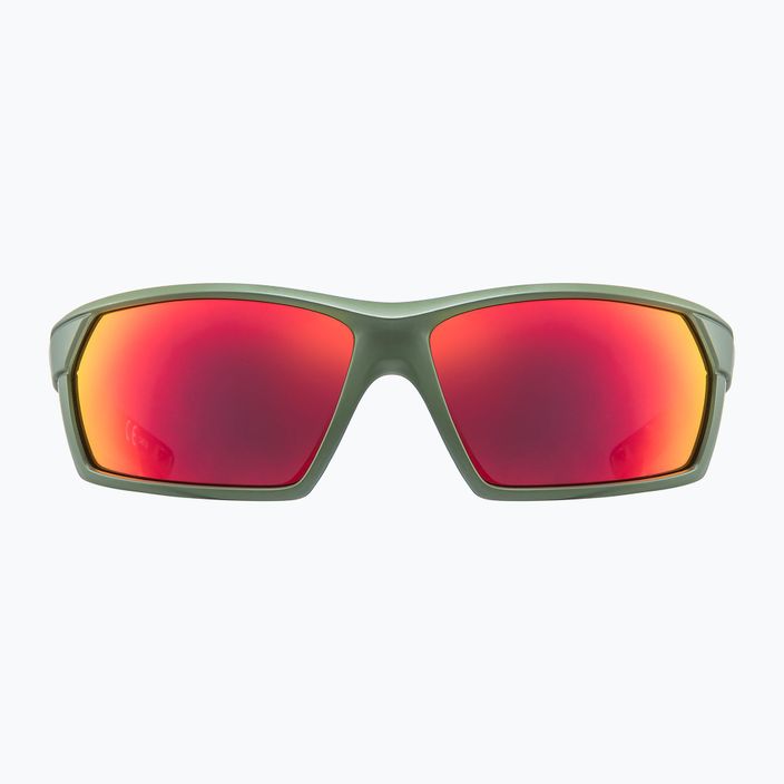Slnečné okuliare UVEX Sportstyle 225 olivovo zelená matná/zrkadlovo strieborná 53/2/025/7716 6