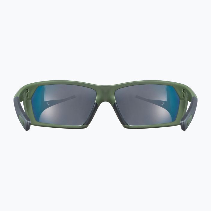 Slnečné okuliare UVEX Sportstyle 225 olivovo zelená matná/zrkadlovo strieborná 53/2/025/7716 9